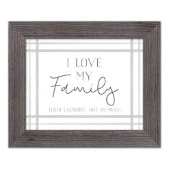 Love Family 14" X 11" Western Gray Framed Print -Michaels Decor Sale D505655S 1 1