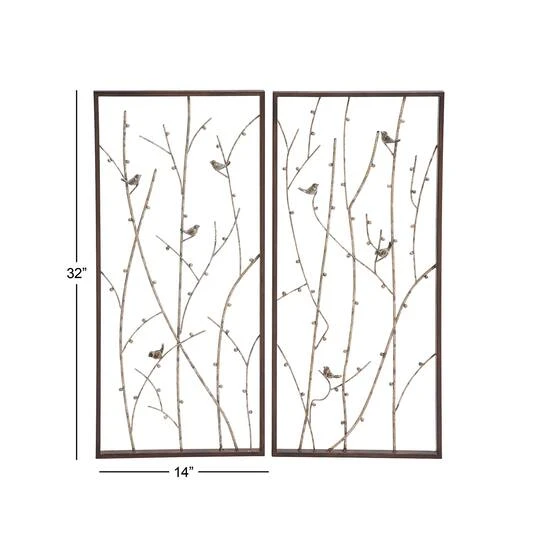 Set Of 2 Black Metal Farmhouse Wall Decor, 14" X 32" 9 Set Of 2 Black Metal Farmhouse Wall Decor, 14" X 32" - Image 7