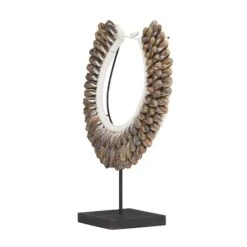 Brown Cotton Eclectic Sculpture, 15" X 12" X 6" -Michaels Decor Sale D506361S 2