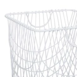 White Iron French Country Storage Cart, 17" X 17" X 17" -Michaels Decor Sale D506529S 5