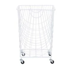 White Iron French Country Storage Cart, 17" X 17" X 17" -Michaels Decor Sale D506529S 6