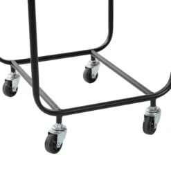 Black Contemporary Metal Storage Cart, 26" X 19" 13 Black Contemporary Metal Storage Cart, 26" X 19" -Michaels Decor Sale D506530S 3