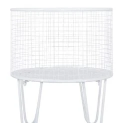 24" White Iron French Country Storage Cart -Michaels Decor Sale D506532S 4