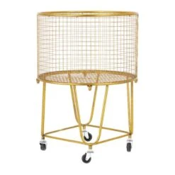 24" Gold Iron Glam Storage Cart 19 24" Gold Iron Glam Storage Cart -Michaels Decor Sale D506533S 2
