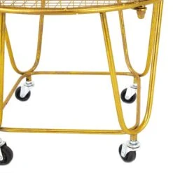 24" Gold Iron Glam Storage Cart 15 24" Gold Iron Glam Storage Cart -Michaels Decor Sale D506533S 4