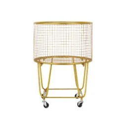 24" Gold Iron Glam Storage Cart 17 24" Gold Iron Glam Storage Cart -Michaels Decor Sale D506533S 6