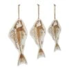 Set Of 3 White Wood Coastal Fish Wall Decor, 22", 26", 30" -Michaels Decor Sale D507755S 1