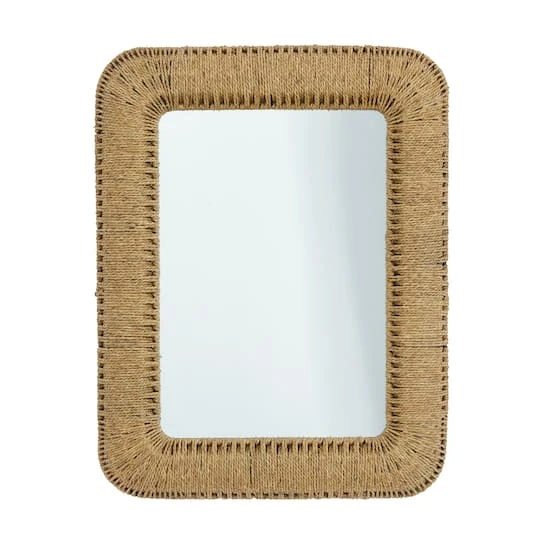 Brown Iron Bohemian Wall Mirror, 40" X 32" X 3" 4 Brown Iron Bohemian Wall Mirror, 40" X 32" X 3" - Image 2