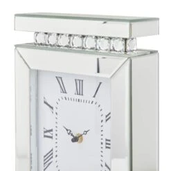 Silver MDF Glam Clock, 14" X 8" X 3" -Michaels Decor Sale D508191S 3