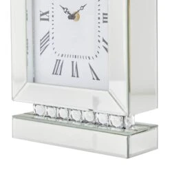 Silver MDF Glam Clock, 14" X 8" X 3" -Michaels Decor Sale D508191S 4