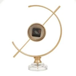 Gold Iron Modern Clock, 16" X 13" X 5" 17 Gold Iron Modern Clock, 16" X 13" X 5" -Michaels Decor Sale D508193S 6