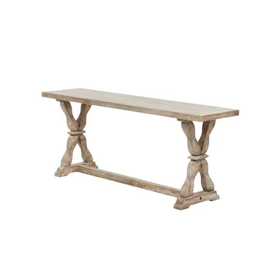 Brown Fir Farmhouse Bench, 20" X 47" X 12" 5 Brown Fir Farmhouse Bench, 20" X 47" X 12" - Image 3