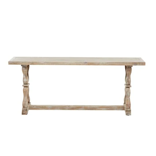Brown Fir Farmhouse Bench, 20" X 47" X 12" 10 Brown Fir Farmhouse Bench, 20" X 47" X 12" - Image 8