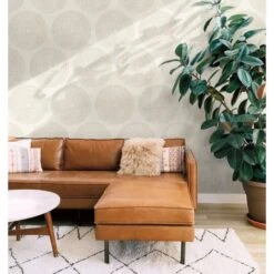 RoomMates Medali Peel & Stick Wallpaper Taupe -Michaels Decor Sale D515206S 5