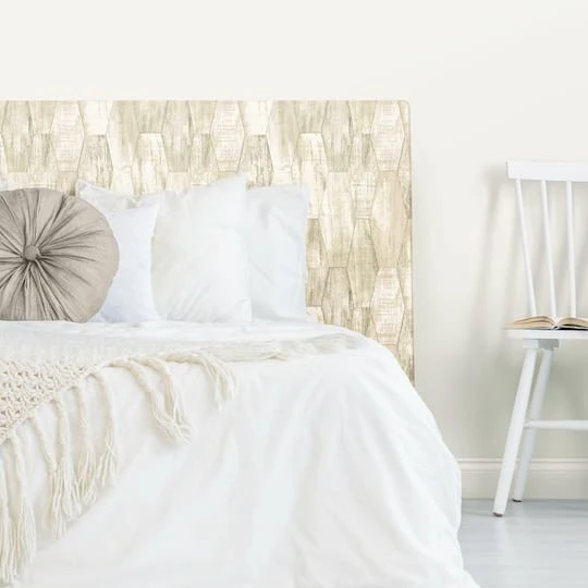 RoomMates Wood Hexagon Tile Peel & Stick Wallpaper Tan 7 RoomMates Wood Hexagon Tile Peel & Stick Wallpaper Tan - Image 5