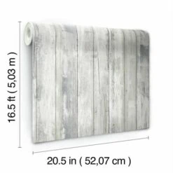 RoomMates Weathered Planks Peel & Stick Wallpaper Gray 19 RoomMates Weathered Planks Peel & Stick Wallpaper Gray -Michaels Decor Sale D515242S 6
