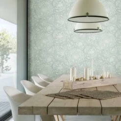 RoomMates Zen Dahlia Peel & Stick Wallpaper Green 17 RoomMates Zen Dahlia Peel & Stick Wallpaper Green -Michaels Decor Sale D515251S 3