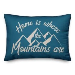 Home Mountains 14x20 Throw Pillow