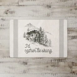 Rather Be Skiing Cabin 27x18 Floor Mat 7 Rather Be Skiing Cabin 27x18 Floor Mat -Michaels Decor Sale D518430S 2