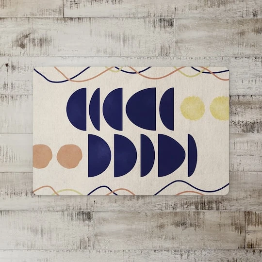 Mod Stacked Shapes 27" X 18" Floor Mat 5 Mod Stacked Shapes 27" X 18" Floor Mat - Image 3