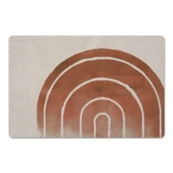 Terracotta Watercolor Rainbow 27" X 18" Floor Mat -Michaels Decor Sale D521640S