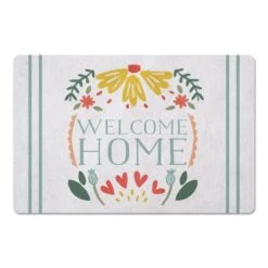 Folksy Welcome Home 27" X 18" Floor Mat -Michaels Decor Sale D521649S
