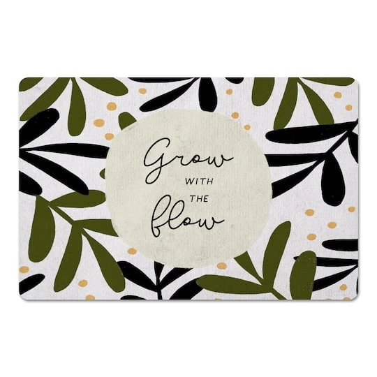Grow With The Flow 27" X 18" Floor Mat 6 Grow With The Flow 27" X 18" Floor Mat - Image 4