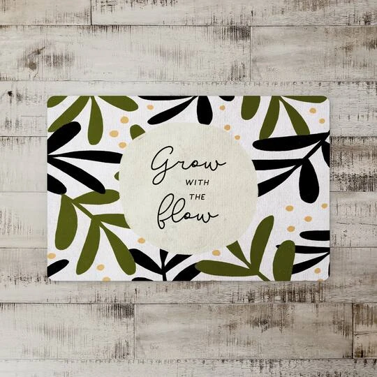 Grow With The Flow 27" X 18" Floor Mat 3 Grow With The Flow 27" X 18" Floor Mat