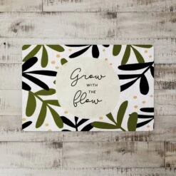 Grow With The Flow 27" X 18" Floor Mat 8 Grow With The Flow 27" X 18" Floor Mat -Michaels Decor Sale D521659S 2