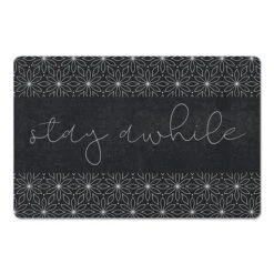 Stay Awhile Flowers 27" X 18" Floor Mat -Michaels Decor Sale D521675S