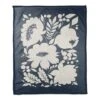 Indigo Flower Print 50" X 60" Coral Fleece Blanket -Michaels Decor Sale D521729S 1
