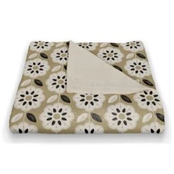 Mod Gold Flower 50" X 60" Coral Fleece Blanket -Michaels Decor Sale D521734S 2