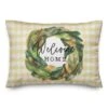 Welcome Home Wreath 14" X 20" Throw Pillow -Michaels Decor Sale D522937S 1