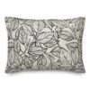 Sketched Leaf Pattern Throw Pillow 14" X 20" -Michaels Decor Sale D523006S 1
