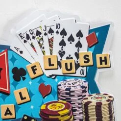 American Art Décor™ 18" Viva Las Vegas Royal Flush Metal Sign -Michaels Decor Sale D524639S 4