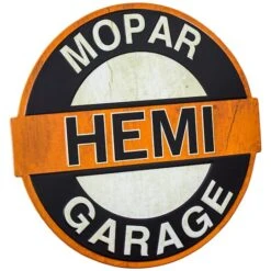 American Art Décor™ 16.25" Mopar HEMI® Garage Embossed Metal Wall Sign 10 American Art Décor™ 16.25" Mopar HEMI® Garage Embossed Metal Wall Sign -Michaels Decor Sale D524652S 1 1
