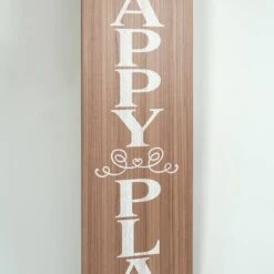 American Art Décor™ 47.25" Happy Place Nut House Double-Sided Hanging & Leaning Wall Sign -Michaels Decor Sale D531386S 5