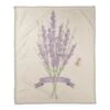 Bee Kind Lavender Fleece Throw -Michaels Decor Sale D579613S 1