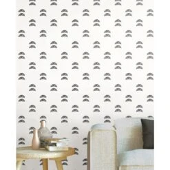 RoomMates Rose Lindo Half-Moon Peel & Stick Wallpaper Black -Michaels Decor Sale D582414S 3