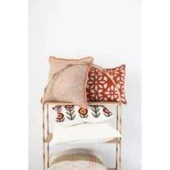 Hello Honey® Metallic Floral Pattern Cotton Pillow With Eyelash Fringe -Michaels Decor Sale D587718S 3