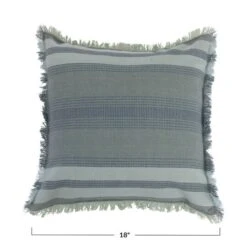 Hello Honey® Multicolor Stripes Woven Cotton Pillow With Eyelash Fringe -Michaels Decor Sale D587733S 5
