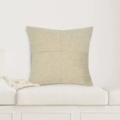Hello Honey® Natural Woven Linen Blend Pieced Pillow -Michaels Decor Sale D587741S 3