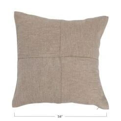 Hello Honey® Natural Woven Linen Blend Pieced Pillow -Michaels Decor Sale D587741S 7