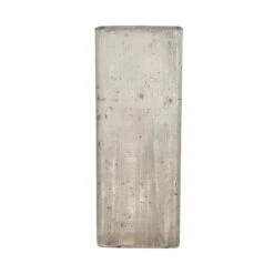 Hello Honey® 11" Silver Crosshatch Textured Mercury Glass Vase