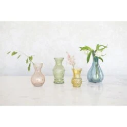 Hello Honey® Debossed Colored Glass Vase Set -Michaels Decor Sale D587854S 2