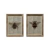 Hello Honey® Wood Framed Glass Bee Book Print Wall Décor Set -Michaels Decor Sale D588028S 1