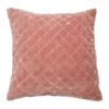 Hello Honey® 20'' Pink Square Quilted Velvet Pillow Cover -Michaels Decor Sale D588102S 1