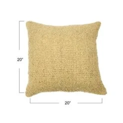 Hello Honey® 20'' Brown Square Boucle Cotton Pillow Cover -Michaels Decor Sale D588127S 5
