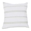 Hello Honey® White Square Embroidered Multistripe Cotton Pillow Cover 2 Hello Honey® White Square Embroidered Multistripe Cotton Pillow Cover -Michaels Decor Sale D588151S 1