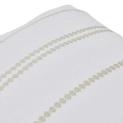 Hello Honey® White Square Embroidered Multistripe Cotton Pillow Cover -Michaels Decor Sale D588151S 2